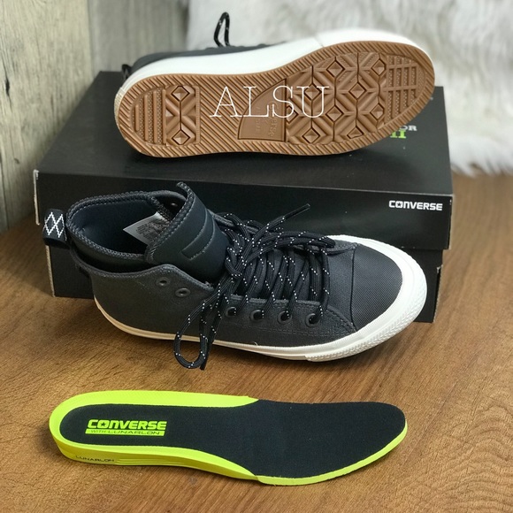 Converse Ctas HI Boot HI Almost Black W AUTHENTIC - Picture 4 of 8